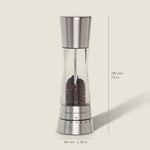Cole & Mason Derwent 190mm/ 7.5in Stainless Steel Mill Set