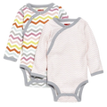 Skip Hop Side-Snap Long Sleeve Bodysuit 2-Pack - Girl