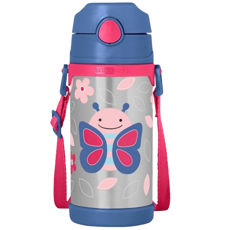 Skip Hop Zoo Insulated Straw Bottle