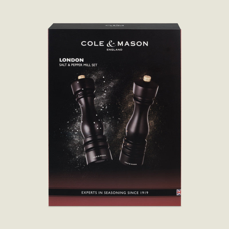 Cole & Mason London 220mm/ 8in Dark Chocolate Gift Set