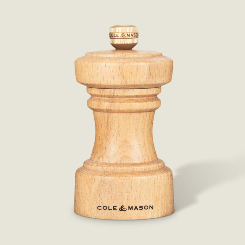 Cole & Mason Hoxton 104mm/ 4in Natural Beech Pepper Mill