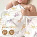 Momcozy Hooded Baby Towel Ultra Soft 2 in a pack - Little Safari L 70x70cm