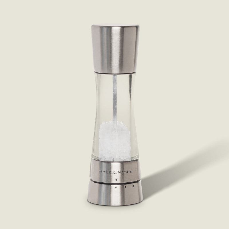 Cole & Mason Derwent 190mm/ 7.5in Stainless Steel Mill Set