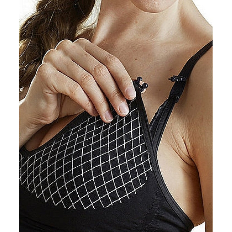 Cantaloop Harlequin Nursing Bra (Black)