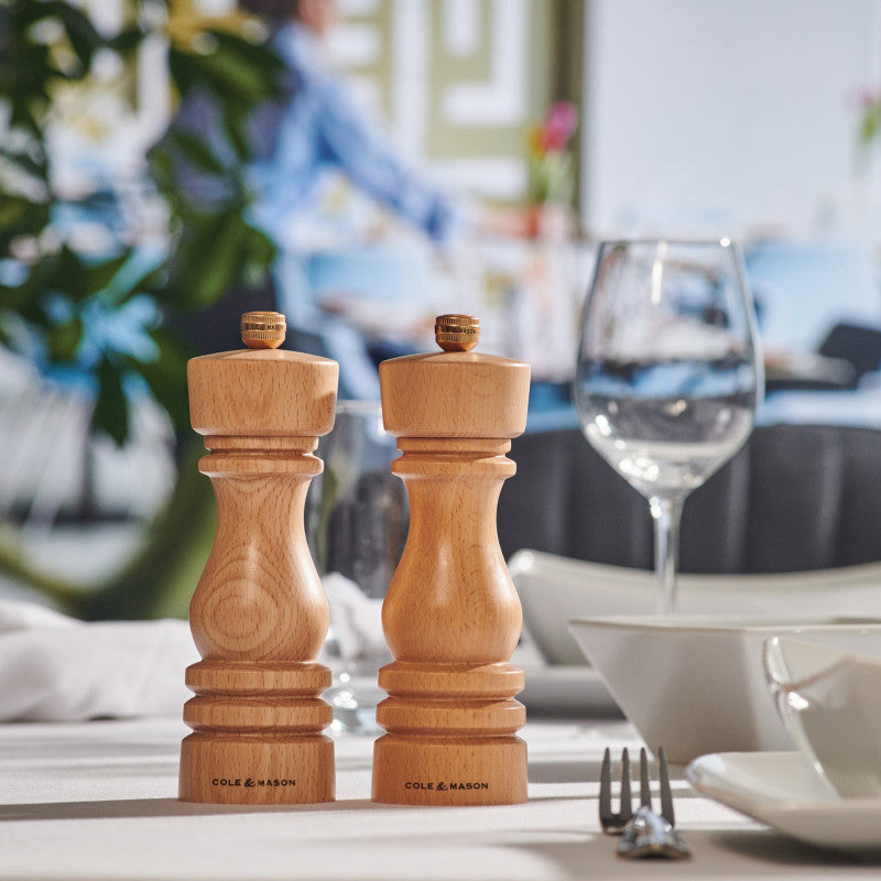 Cole & Mason London 220mm/ 8in Natural Beech Gift Set