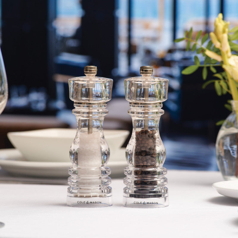Cole & Mason London 130mm/ 5in Acrylic Salt Mill