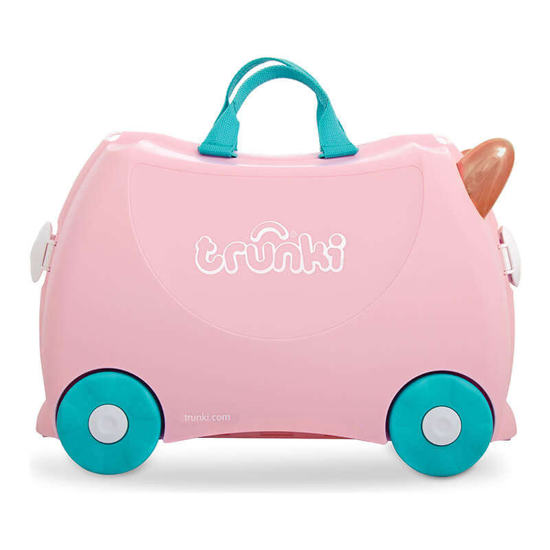 Trunki 兒童騎乘式行李箱 - 弗洛西火烈鳥