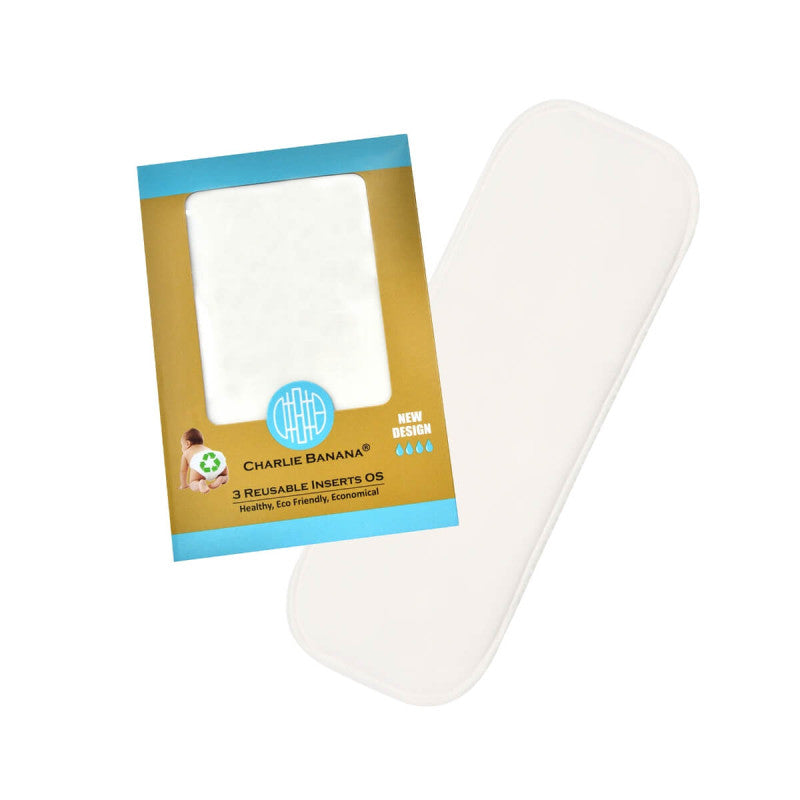Charlie Banana 3 Fleece Inserts One Size