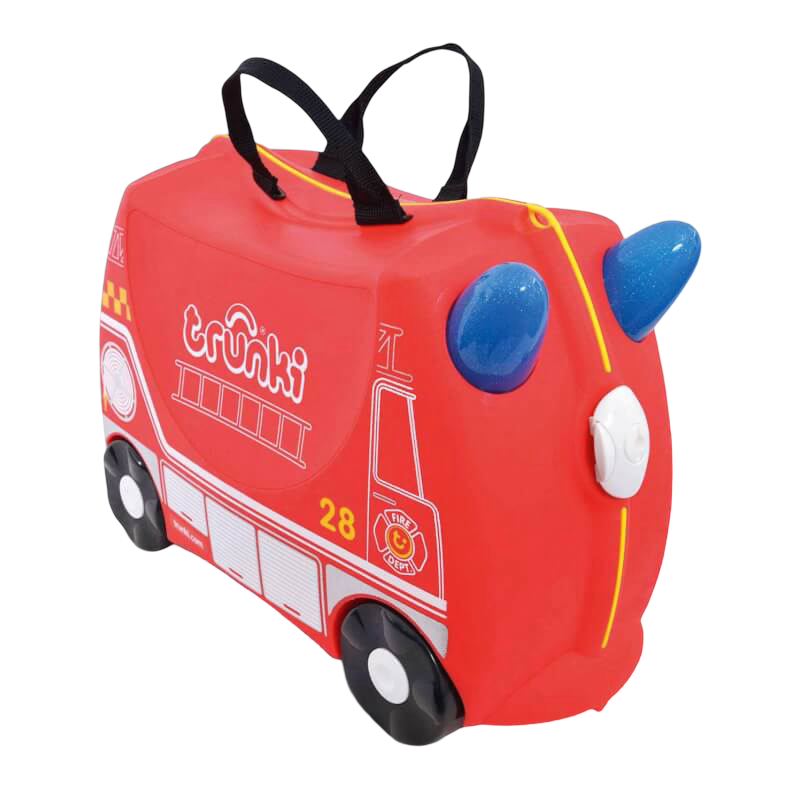 Trunki 兒童騎乘式行李箱 - 弗蘭克消防車