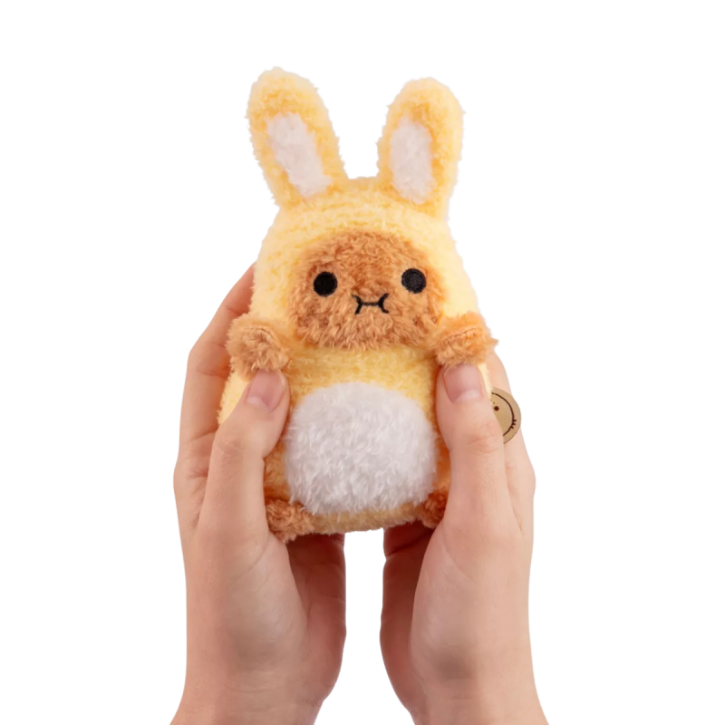Noodoll 薯仔家族 Ricespud 兔兔薯（黃）迷你坐姿毛絨玩具