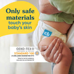 Charlie Banana 1 Pack - Reusable Cloth Diaper One Size - Sweet Dreams on Grey