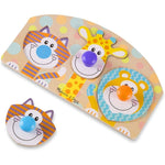 Melissa &amp; Doug First Play Jumbo Knob Puzzle - Safari
