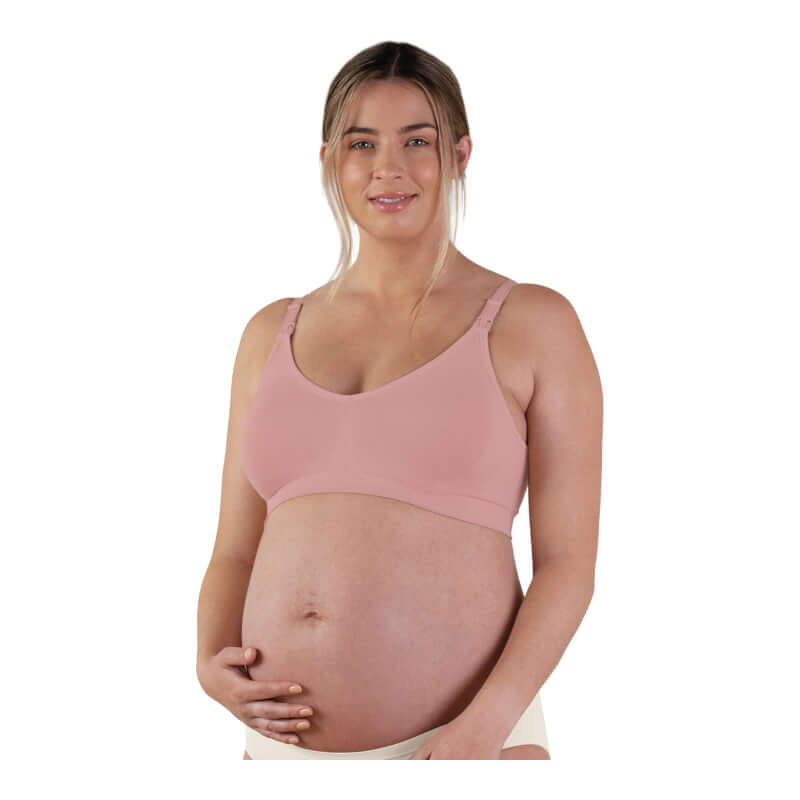 Bravado Designs Body Silk Seamless Sustainable Nursing Bra - Dusted Peony
