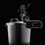 Fissler Vitavit Premium Pressure Cooker 22cm/6L+3.5l W/ Steamer Insert & Tripod Glass Lid