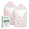 Momcozy Hooded Baby Towel Ultra Soft 2 in a pack - Bloom Bliss L 70X70cm