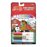 Melissa &amp; Doug Magicolor 便攜式農場動物著色本