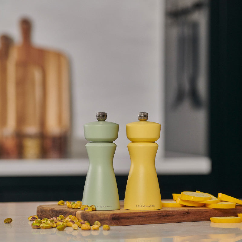 Cole & Mason Kenton 150mm/ 6in Turmeric Salt & Pepper Mill