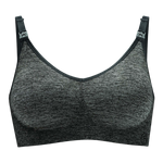 Bravado Designs Body Silk Seamless Yoga Nursing Bra - Charcoal Heather