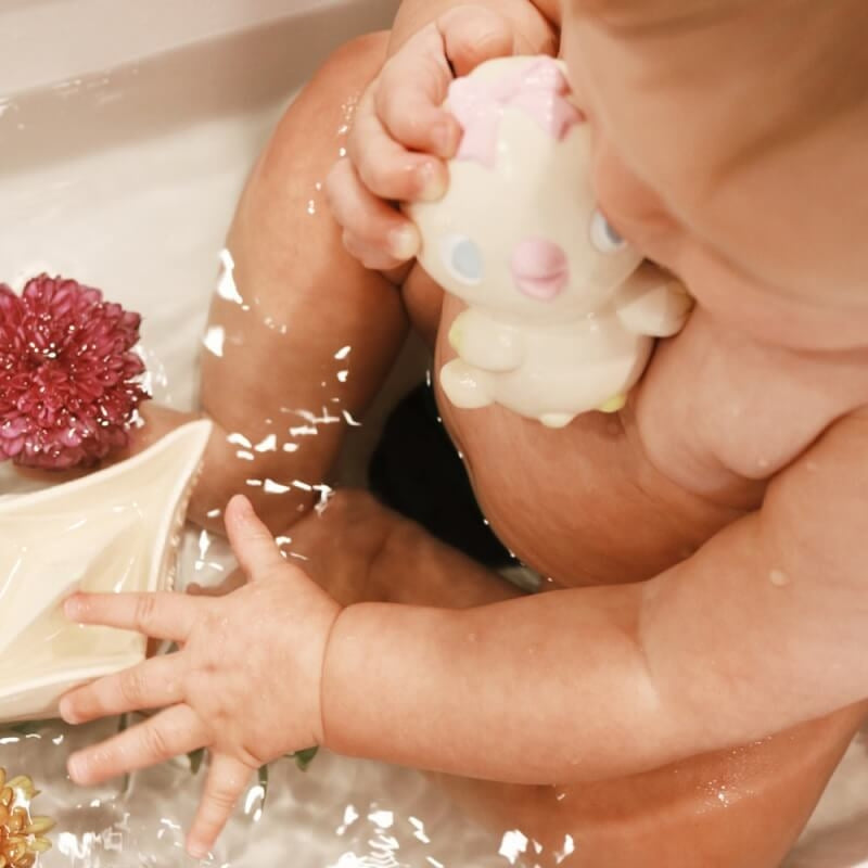 Oli&Carol Teether & Bath Toy - Vintage Animals for Babies - Lolita the Bird