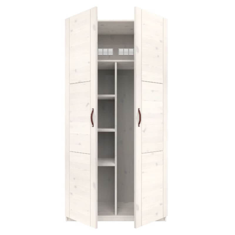 LIFETIME Kidsrooms Wardrobe with Shelves & Clothes Rail 100cm