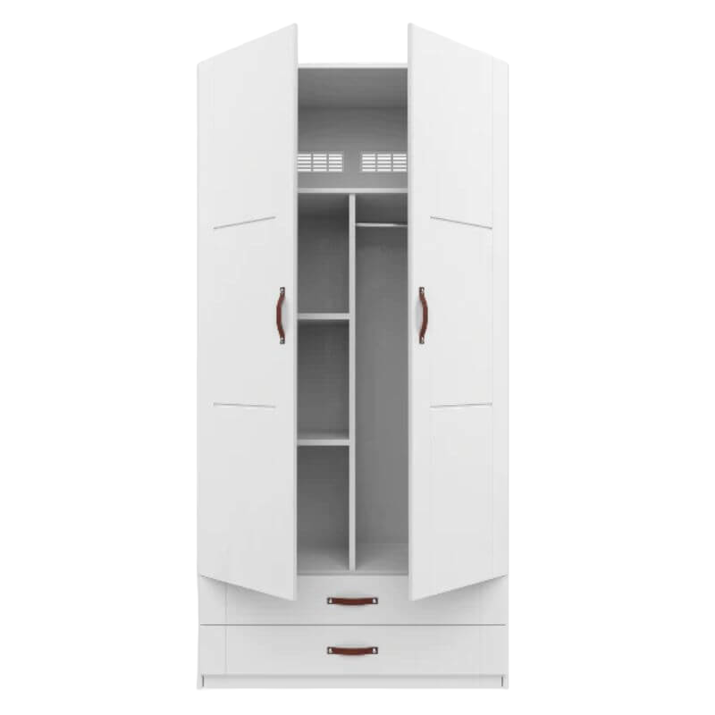 LIFETIME 兒童房衣櫃，附層架、衣桿和抽屜，100厘米