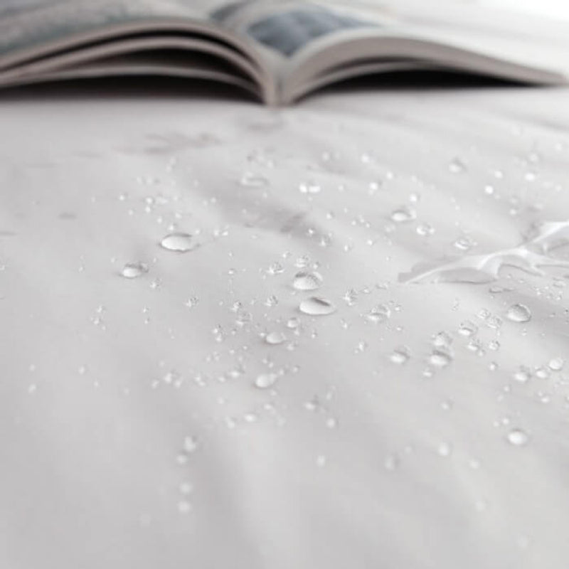 Jadaloo Anti-Dustmite Water-Resistant Super Single Bed Fitted Sheet - Gray