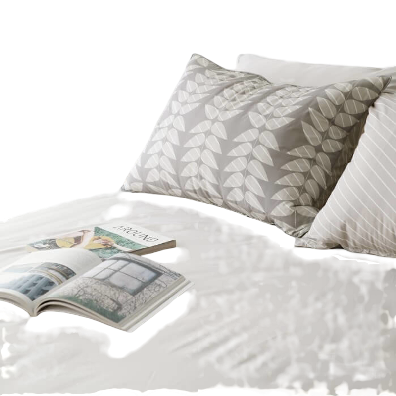 Jadaloo Anti-Dustmite Water-Resistant Super Single Bed Fitted Sheet - Gray