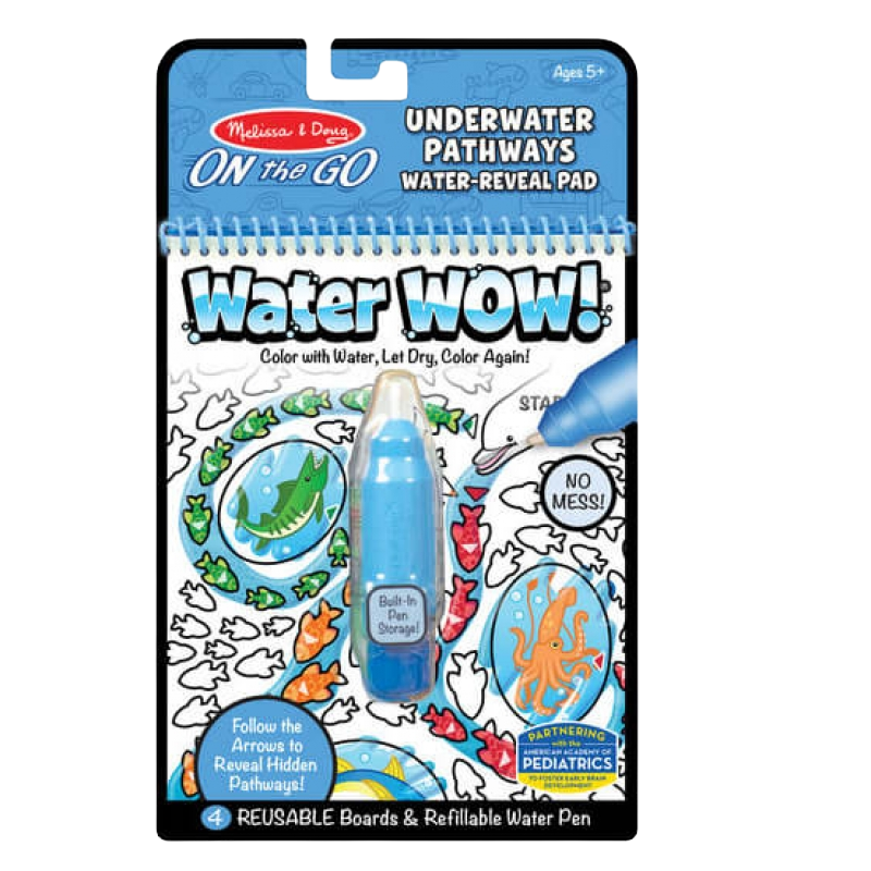 Melissa & Doug Water WOW! Water Reveal Pad - Underwater Pathways
