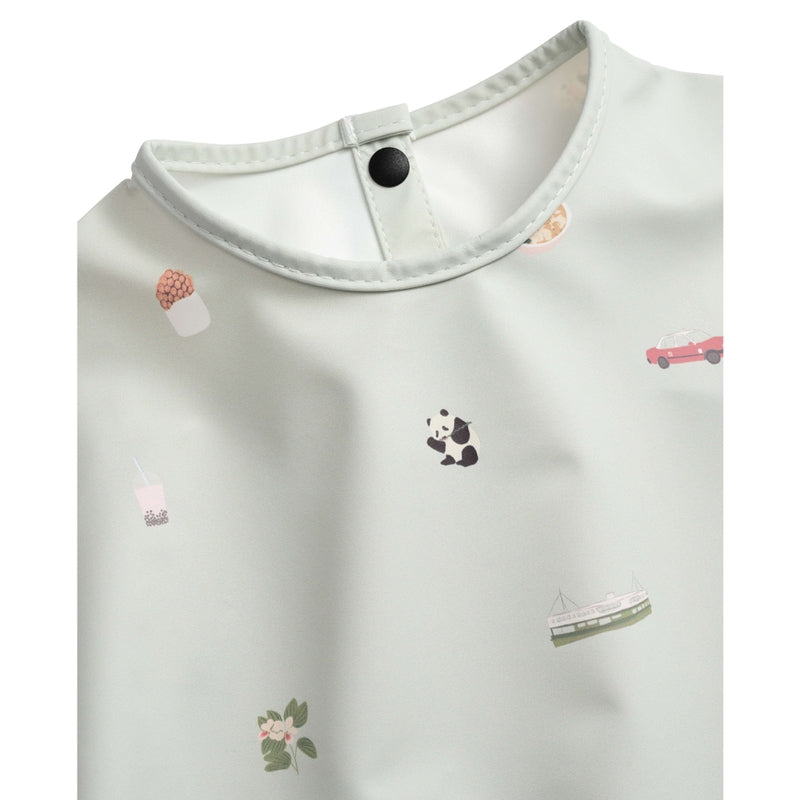 Milk It Baby Waterproof Sleeved Bib - Hong Kong City