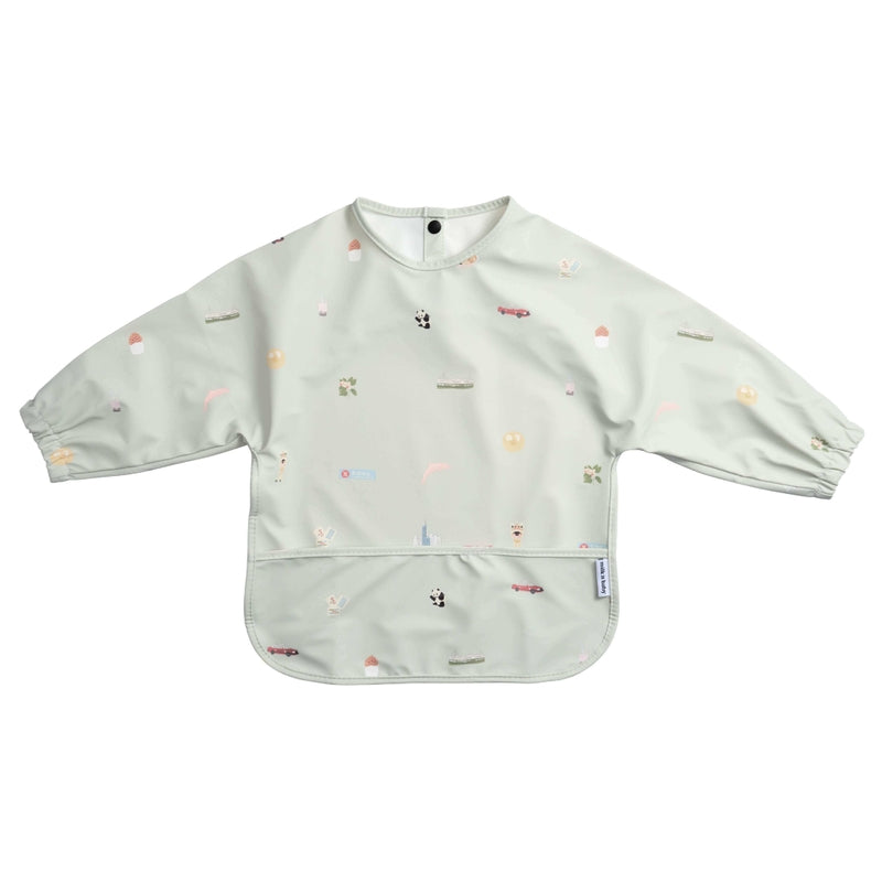 Milk It Baby Waterproof Sleeved Bib - Hong Kong City