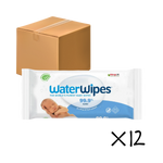 WaterWipes 嬰兒濕紙巾（60 片裝 x 12 箱） - 愛爾蘭製造
