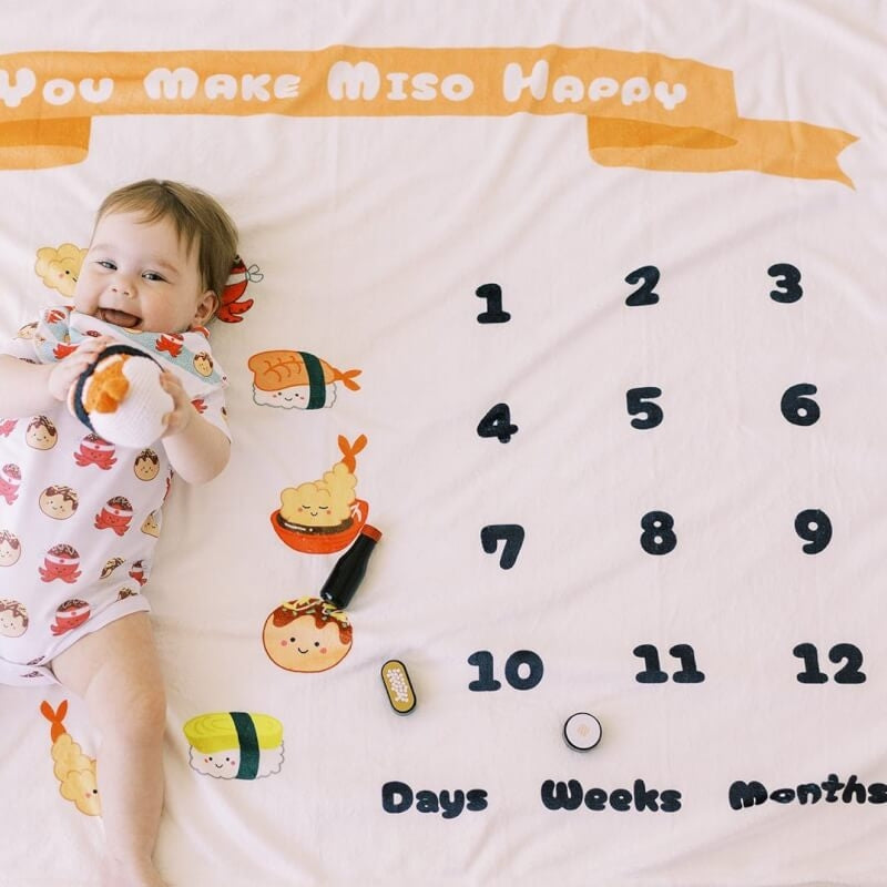 The Wee Bean Welcome Home Baby Gift Set - Sushi Collection