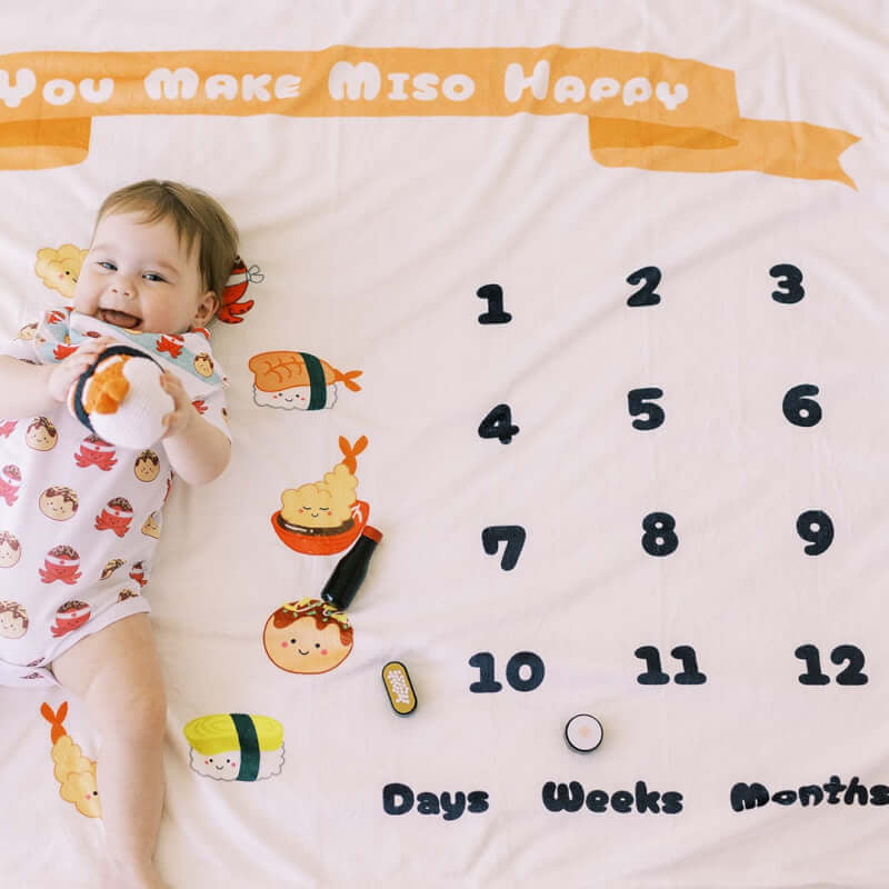 The Wee Bean Welcome Home Baby Gift Set - Takoyaki Collection