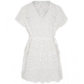Platypus White Girls Eyelet Sundress