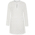 Platypus White Girls Eyelet Tunic