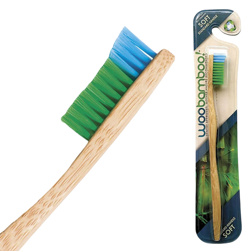 WooBamboo成人軟毛牙刷1支裝