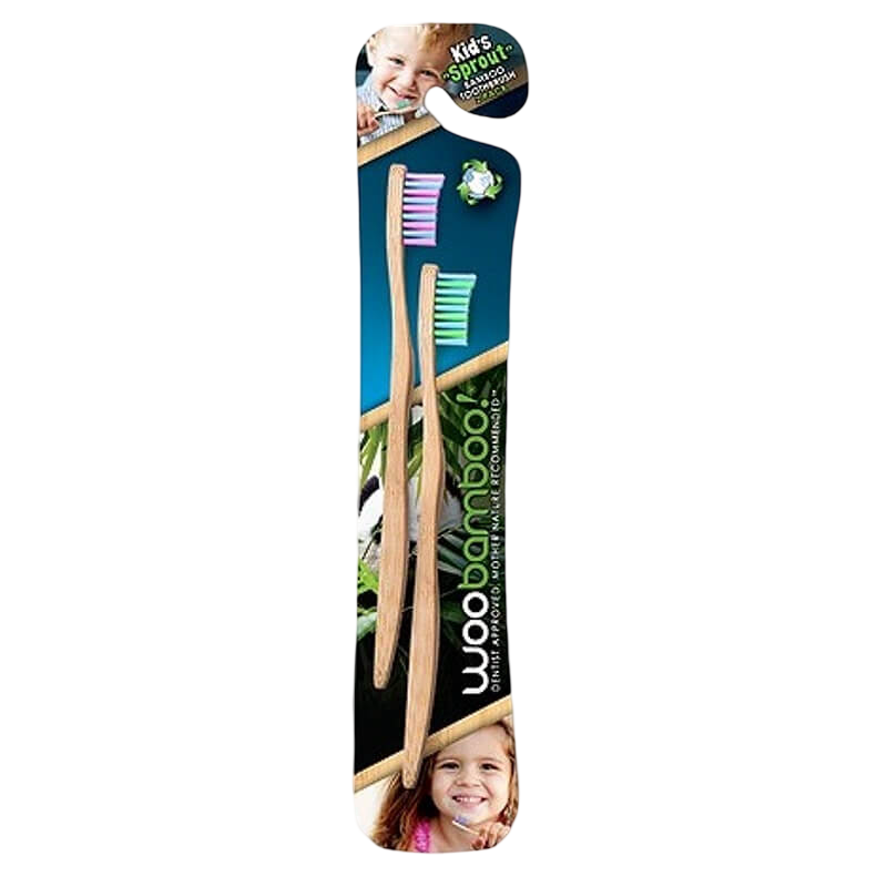 WooBamboo Toothbrush Kids 2 pack