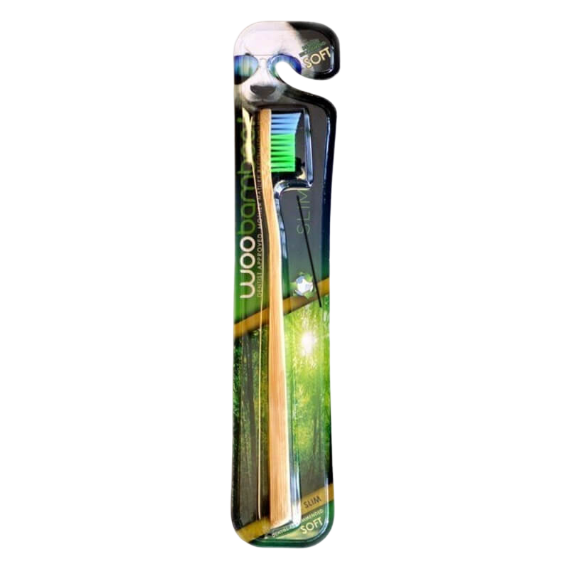 WooBamboo 纖細柔軟牙刷 1 支裝