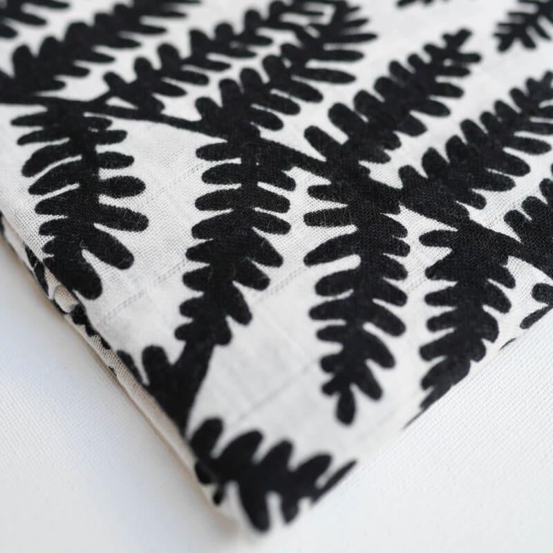 Etta Loves XL Sensory Muslin Swaddle - Fern