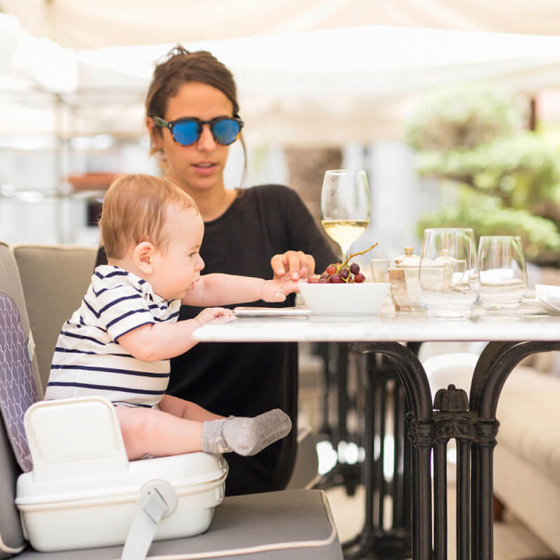 BenBat Yummigo2 增高座椅（帶側保護器）- 石樹