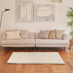 Caraz Zero Clean Ultra Folder Mat (200 x 160 x 4cm) - Cream