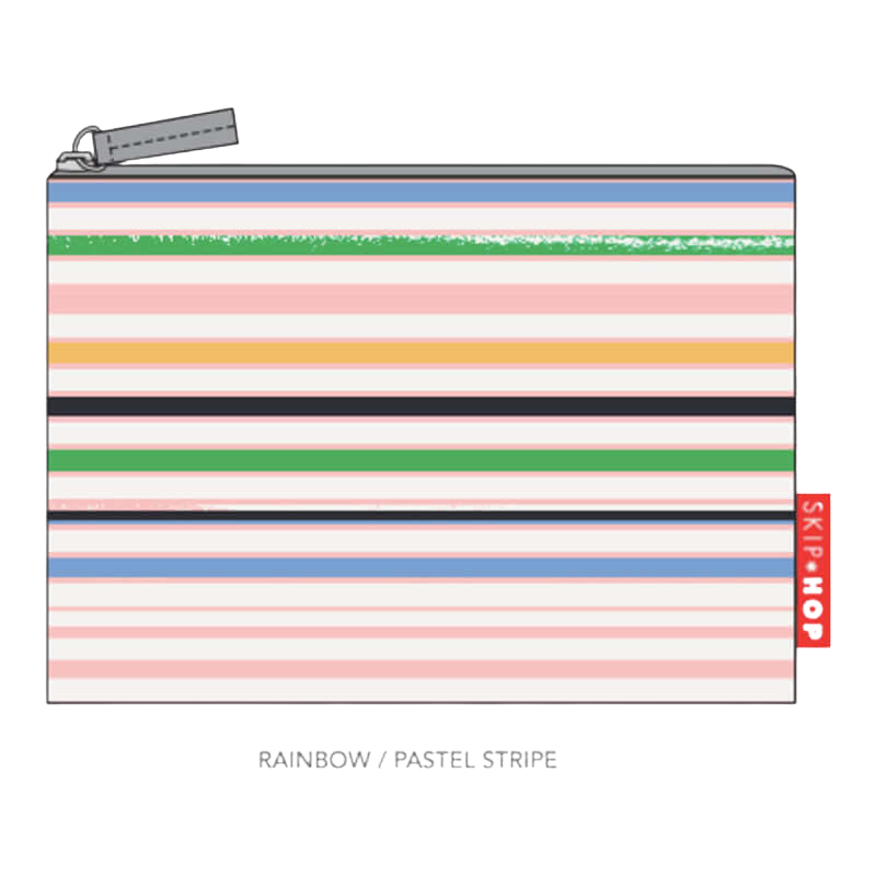 Skip Hop Zip Case - Rainbow Stripe