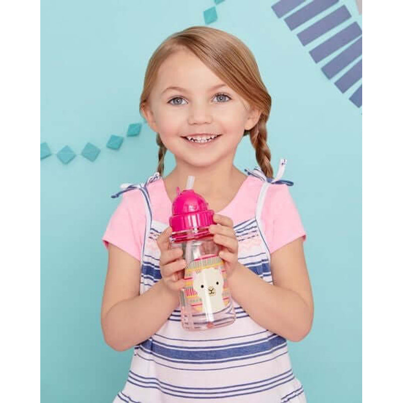 Skip Hop Zoo PP吸管水瓶 390毫升