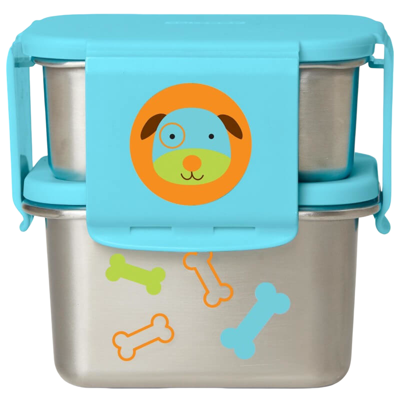 Skip Hop Zoo Stainless Steel Lunch Kit