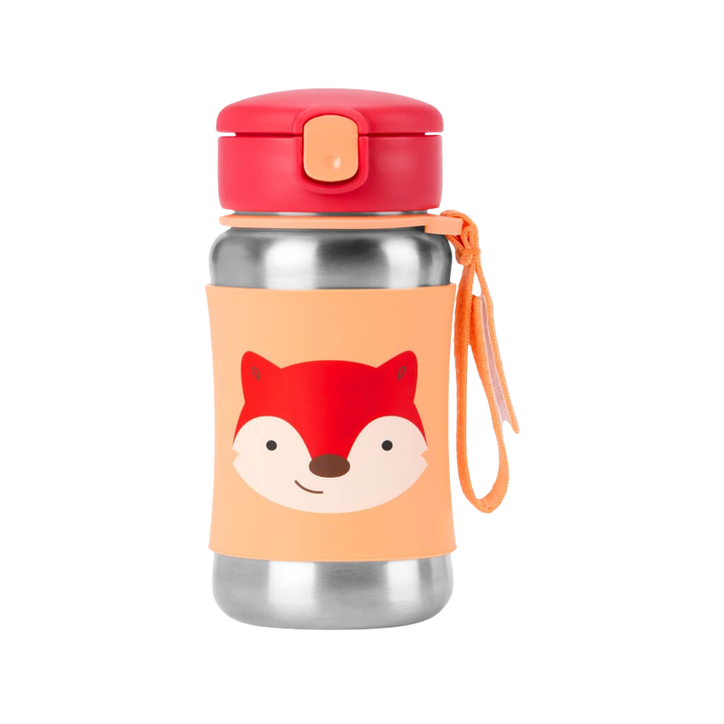 Skip Hop Zoo Stainless Steel Straw Bottle