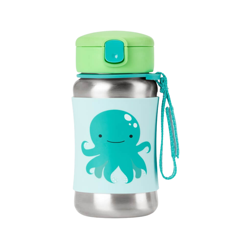 Skip Hop Zoo Stainless Steel Straw Bottle