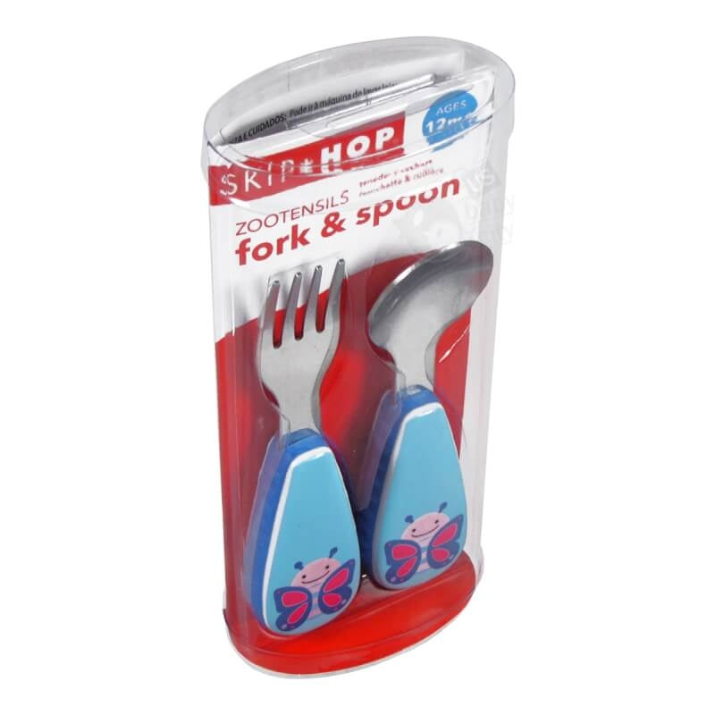 Skip Hop Zootensils Fork & Spoon - Butterfly
