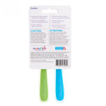 Munchkin Gentle Silicone Spoons 2-Pack - Blue/Green