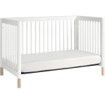 Babyletto Gelato 4-in-1 Convertible Crib - White / Washed Natural