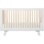 Babyletto Hudson 3-in-1 Convertible Crib - White / Washed Natural